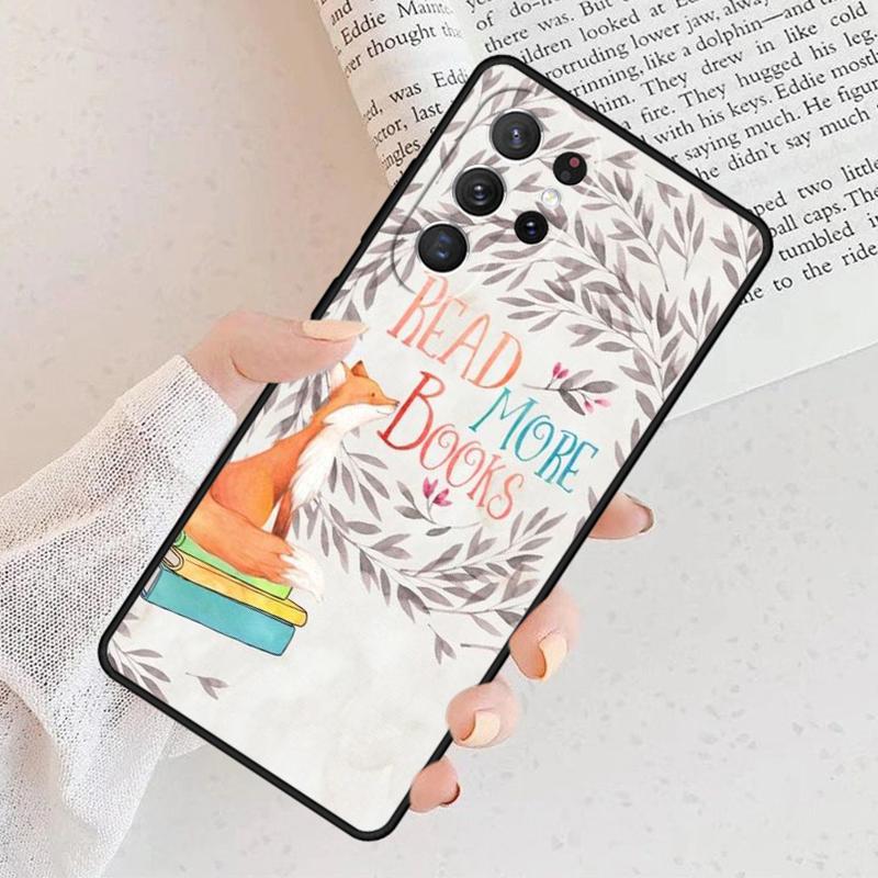 Read More Books Phone Case For Samsung Galaxy S25 S23 S30 S8 S21 S20 FE S24 S22 Note 10 20 S8 Plus Lite Ultra