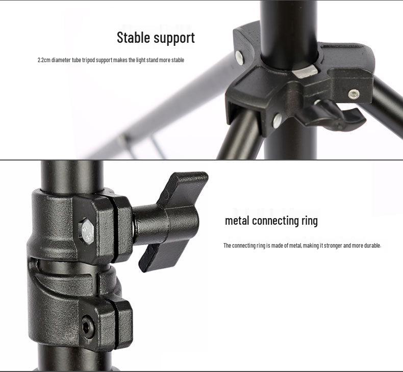Studio Light 2.8m Outdoor Tripod Stand with Pneumatic Support for Photography