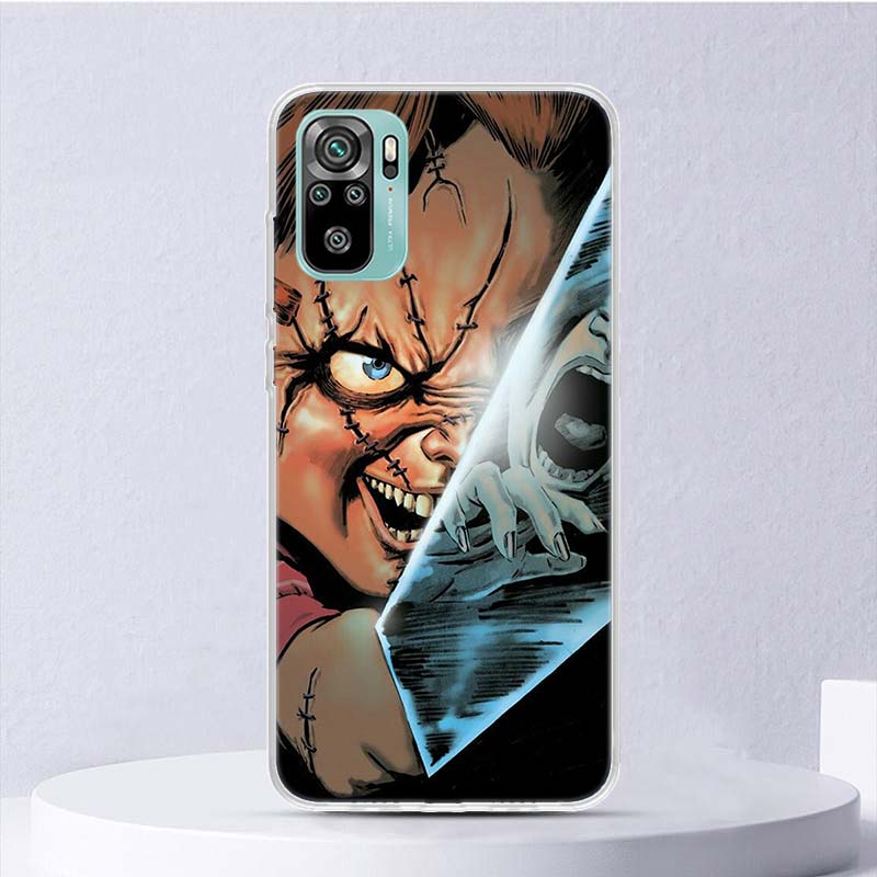 Chucky Doll Horror Movie Soft Case For Xiaomi Redmi 14C 13C 13 12C 12 10C 10 9A 9C 9T 9 Phone Cover 8 8A 7 7A 6 6A K80 K70 K60 K