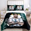 Messi Argentina Art Print 3Pcs Bedding Set,Duvet Cover with 2 Bedro,Pillowcase Home Birthday Gift