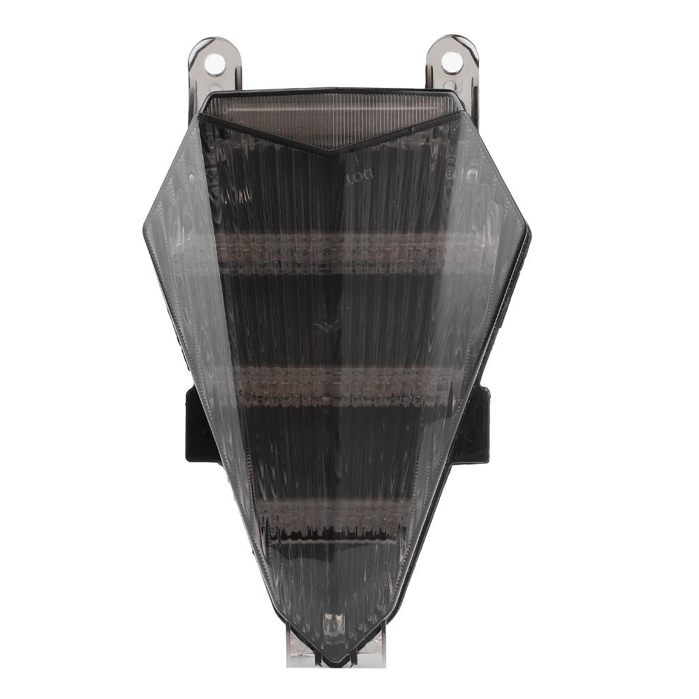 Motorcycle LED Tail Light with Turn Signals Smoky Lens Fit for Yamaha YZF R6 20062016