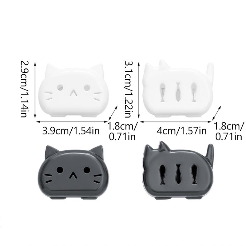 Husa Portabilă pentru Cap de Periuță de Dinți în Formă de Pisică, Capac Protector Antistropi, Clip Portabil din Plastic pentru Uz Casnic, Călătorii, Accesoriu Baie