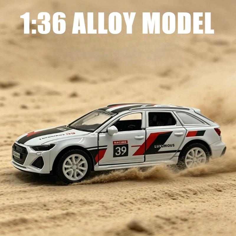 AAZW1 1:36 RS6 Avant Sports Car High Simulation Diecast Car Metal Alloy Model Car Children's Toys Collection Gifts