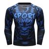Fight Workout Mma Men'S Long Sleeve MMA Compression T-Shirt Men Boxing Rashguard Blank Bjj Rash Guard Sportswear Tees