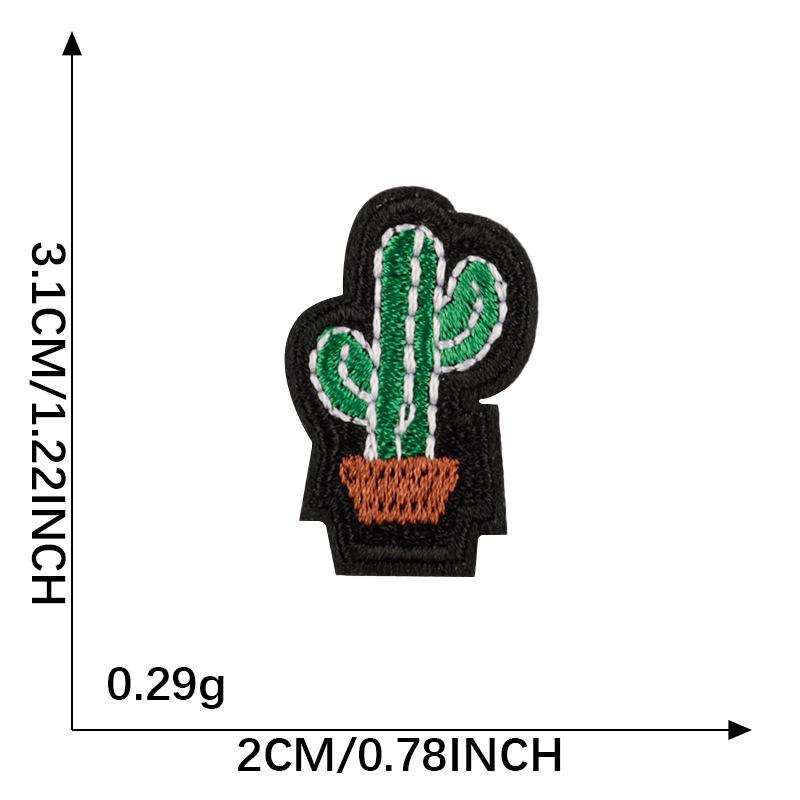 Cartoon Animal & Fruit Embroidered Patch for DIY Accessories and Handbooks