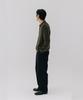 BLANKROOM Collared Cardigan_Moss Green