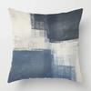 Față de pernă Abstract Albastru Gri Nordic din In pentru Canapea Living _ Față de Pernă Decor Acasă _ Personalizabil LK-ZTT- ,(1)