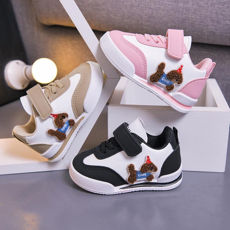 2026 Unisex Kids' White Casual Sports Shoes with Soft Sole for Medium & Large Children's Running