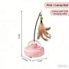 UFO Electric Cat Teaser Toy - Smart Interactive Stick with Bell  Feather, Replaceable Training Pet Supplies for Indoor Cats