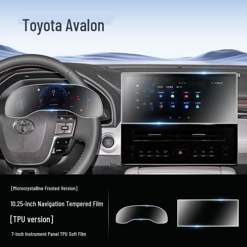 2024 Toyota Avalon Tempered Film Screen Protector for Central Control Navigation