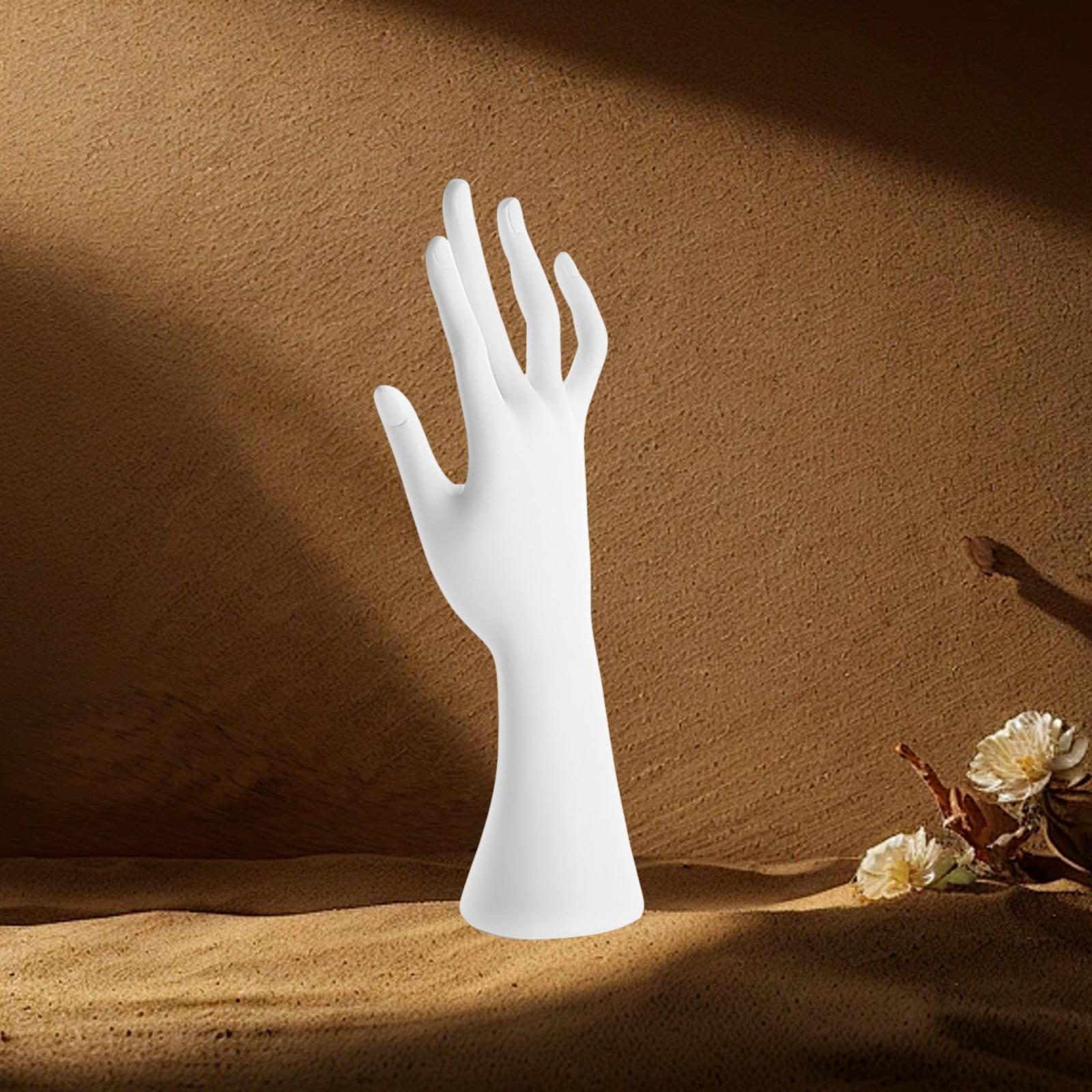 

Женский манекен руки для демонстрации ювелирных изделий, цепочек, браслетов, браслетов-манжет, держатель для ожерелий белый