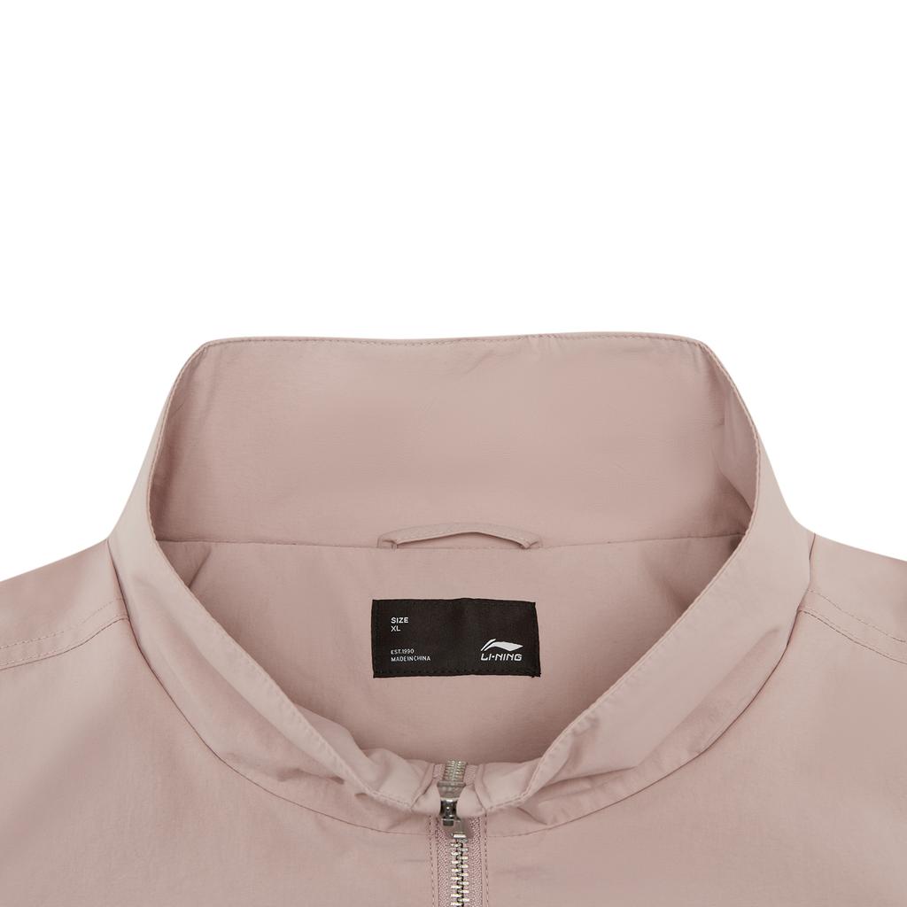 Li Ning Sports Lifestyle Series Windproof Water-Repellent Loose Stand-Collar Casual Jacket Unisex Jackets AJDW095-3