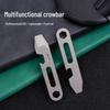 Titanlegierung Multi-Tool: Brecheisen, Schraubendreher, Flaschenöffner, Nagelzieher - EDC Werkzeug WC03
