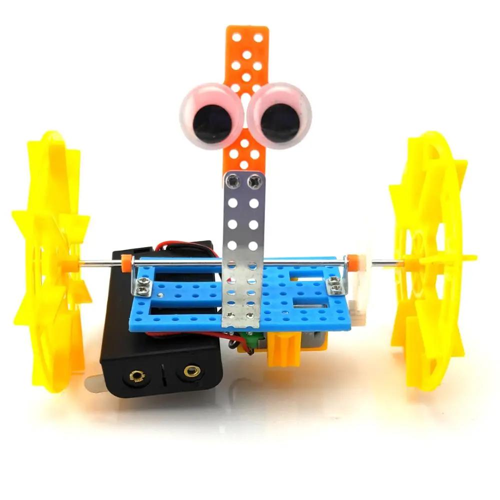 DIY Two-wheeled Balance Car Model Kits Electric Robotics Educational Kits Science Toys for Children Assembling Model Toy G135