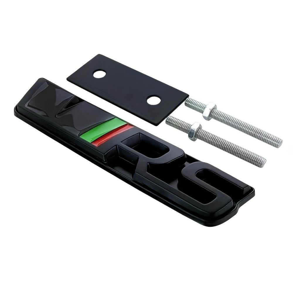 1Pc Metal VRS Logo Emblem VRS Letters Car Front Grille Rear Trunk Emblem Badge Sticker Accessories