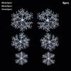 Christmas Snowflake Tree Decoration Window Ornament White Party Supplies