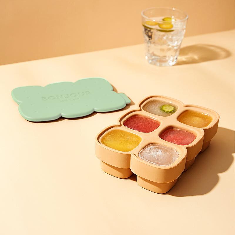 LocknLock Silikon-Eiswürfelform mit Deckel