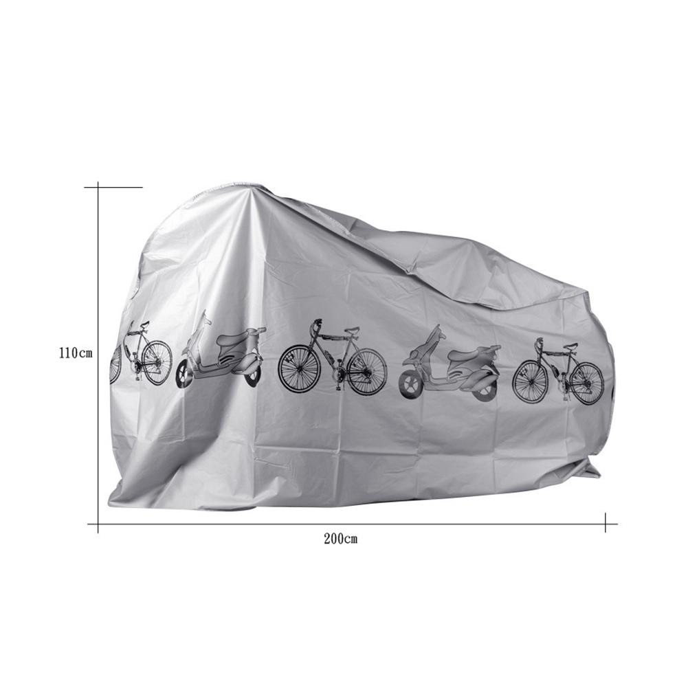 Motorcycle Cover Waterproof Dustproof Bike Scooter Rain Cover Wear-Resistant Fabric Motorbike Cover for All Season