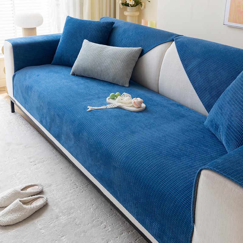 

Waterproof Corn Kernels Sofa Cushion New Four-Season Universal Non-Slip And Anti-Cat Scratch Seat Cushion Solid Color Sofa Cover 90*70cm