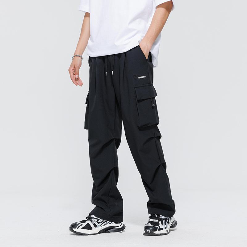 Pantaloni da Trekking Leggeri da Uomo Pantaloni da Lavoro Tattici ad Asciugatura Rapida da Esterno Pantaloni da Allenamento Cargo Pantaloni da Ginnastica Pantaloni Tattici con Coulisse con Tasche Multiple