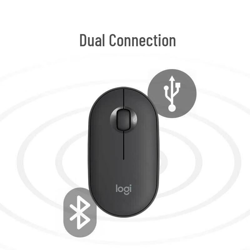 Logitech PEBBLE Wireless Dual-Mode Silent Mouse