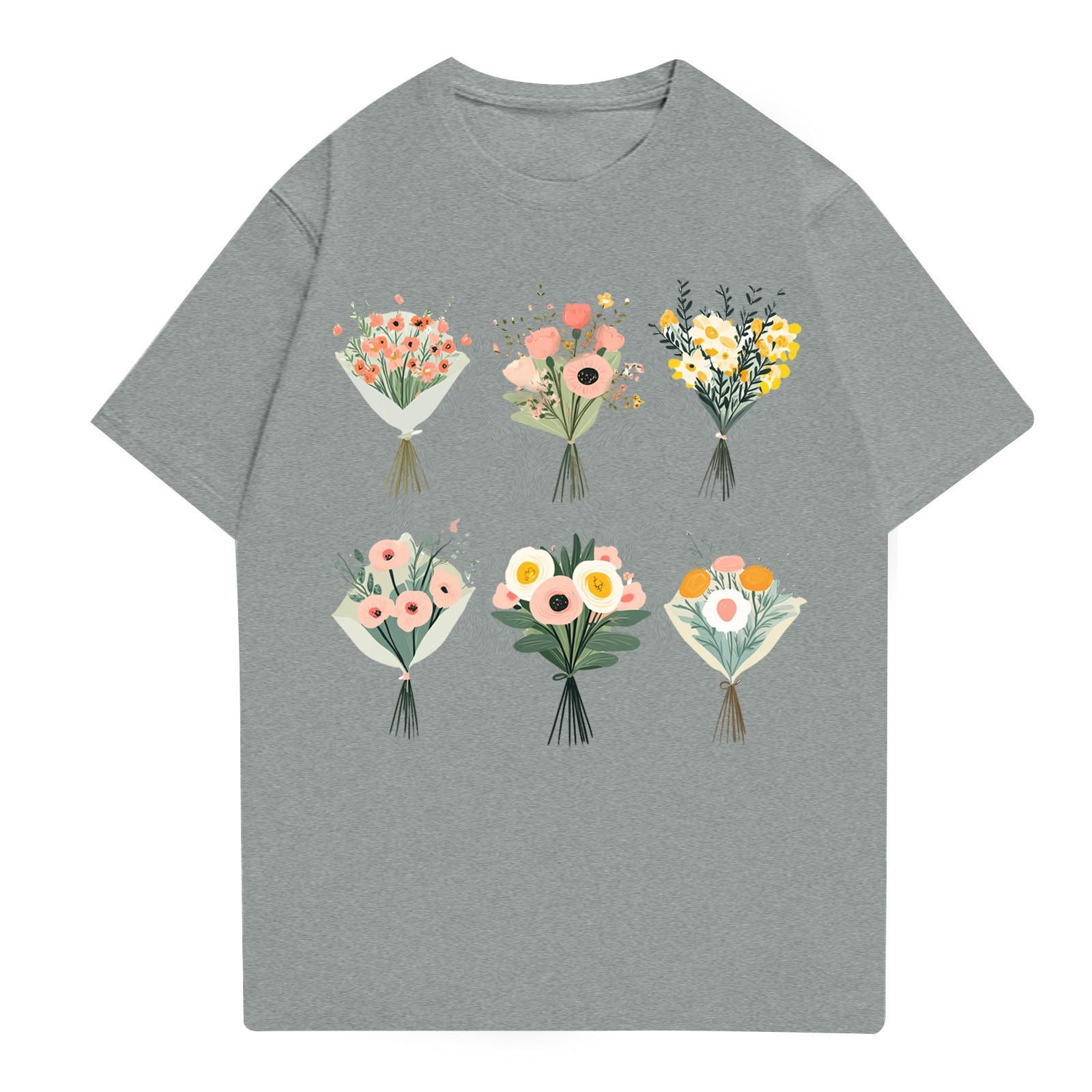 

Женская мода повседневная футболка с круглым вырезом и короткими рукавами, топ, футболка, топ M