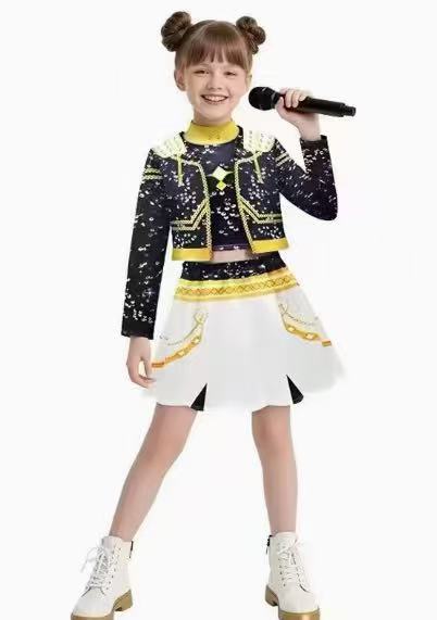 Demon hunter halloween Korean new song costume witch hunter clothes cosplay two-dimensional stream