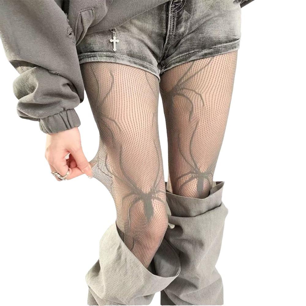 Jacquard Small Flowe Fishnet Stockings Mesh Design Fishnet Pantyhose Summer Season