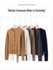 Women's Trendy 100% Wool Cardigan Coat - Large Button, Soft Fluffy, Solid Color, Loose Open-Front Sweater Outerwear for 2025