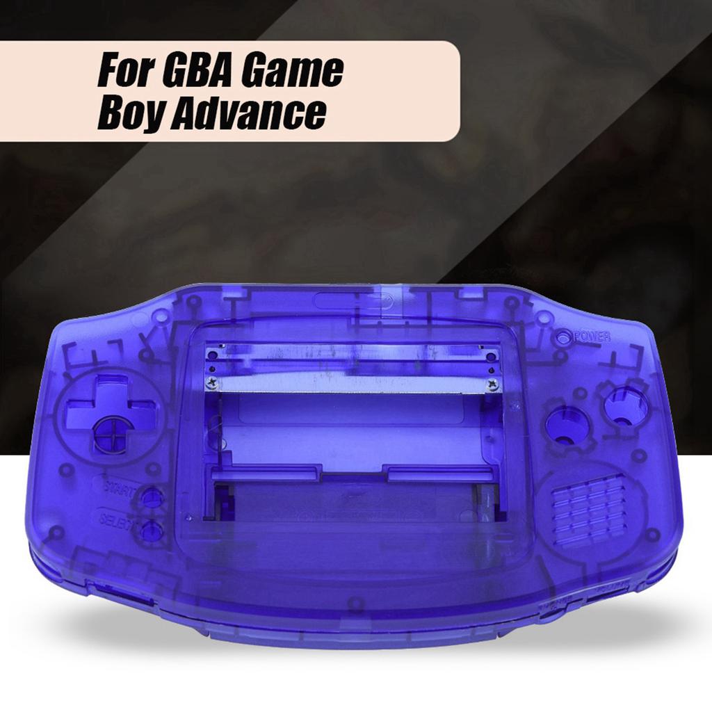 Housing Fit for GBA Game Console Portable Console Plastic Protective Case with Screen Protecting Sticker