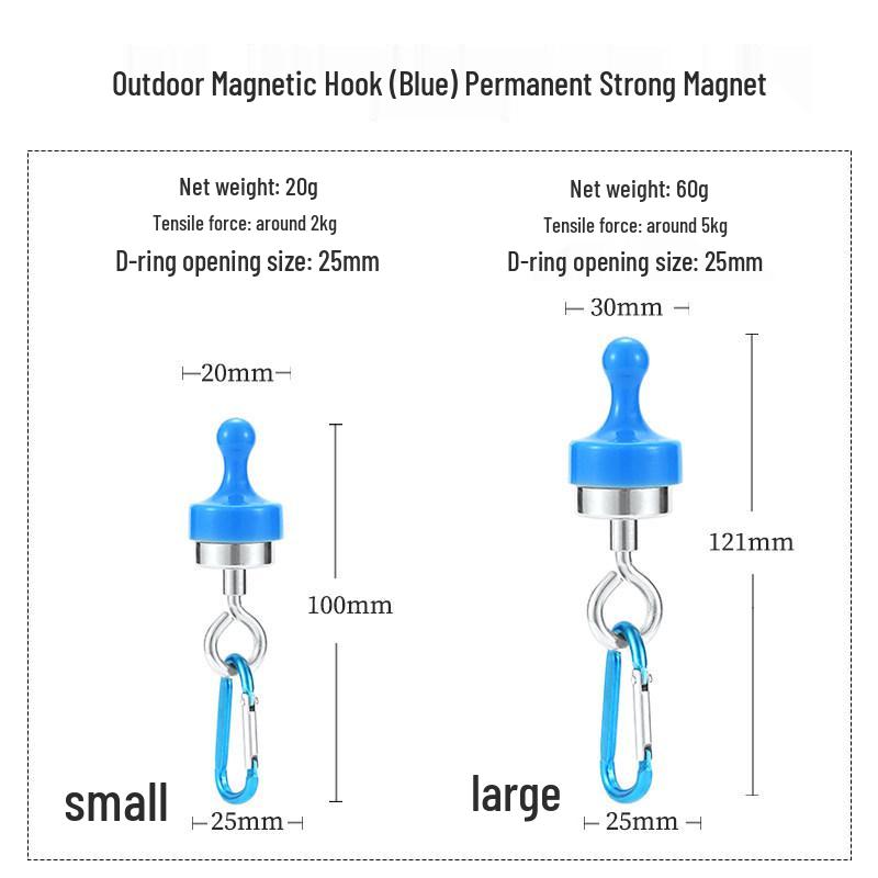 Magnetic Hook for Camping: Strong Outdoor Tent Light Hanger