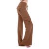 Fashion Women's Color Self Cultivation Elastic Band Pockets Pants