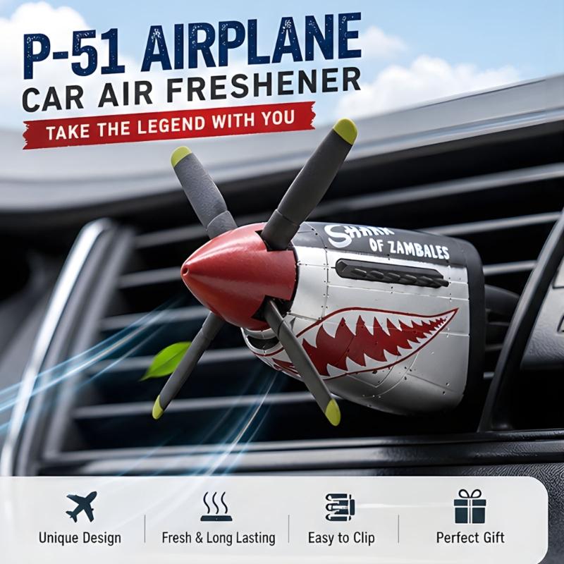 Car Air Outlet Clip Diffuser Accent with Aircraft Inspired Shape, Replaceable Scent Tablet Shell for Cabin Styling