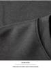 Herren Schwergewicht Gestickter Sport-Hoodie, Herbst/Winter 2025, Rundhals, Leicht lockere Passform