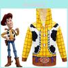 Woody Zipper Hoodie Sweatshirt Soft Eye-catching Toy Story Costume For Kids