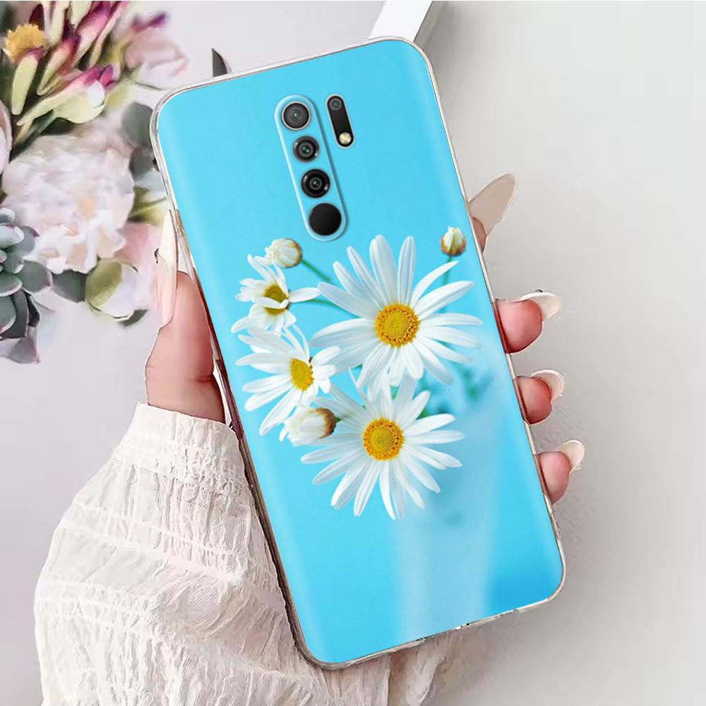Phone Case For Xiaomi Redmi 9 Case Soft TPU Silicone Back Cover for Xiaomi Redmi 9 Redmi9 Case Transparent Bumper Cover Fundas