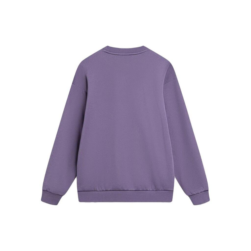Li Ning Phil Hackett Collaboration Collection, Patterned Print Fleece Lined Crew Neck Pullover Long Sleeved Sweatshirt AWDT949-2