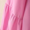 ZANZEA Women Casual Round Neck Solid Color 3/4 Sleeve Loose Blouse