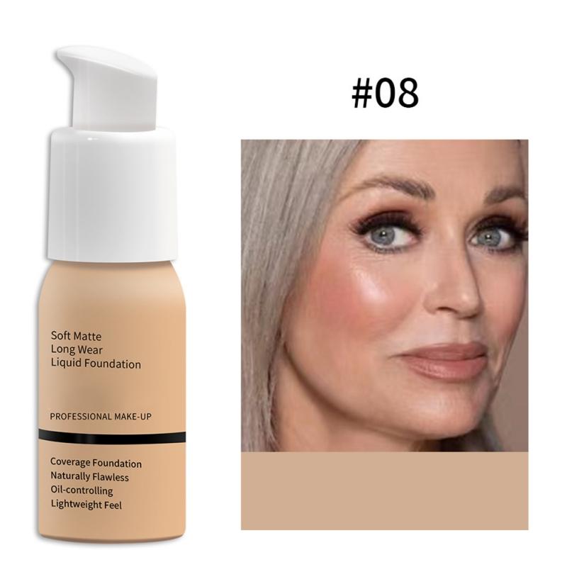 

Soft Matte Foundation, Durable Matte Foundation Durable Matte Foundation, Matte Oil Control Concealer Foundation Cream 30 мл