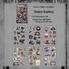 ZABC Ukiyo-e Border Sticker Collection - Retro Journal Decoration, 6 Styles