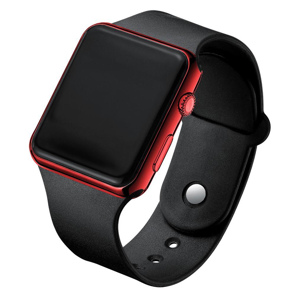 Summer LED Square Display Fashionable Casual Couple and Student Sports Watch