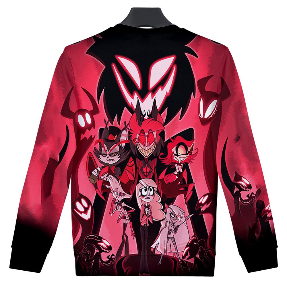 Γυναικεία Ανδρικά Hazbin Hotel Anime Φούτερ με στρογγυλή λαιμόκοψη Φούτερ με κουκούλα ανδρικό πουλόβερ ταξιδιού Ανδρικό κορυφαίο streetwear outdoor αθλητική φόρμα