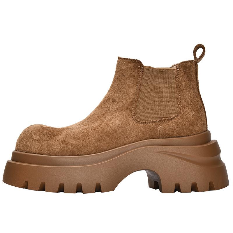 New Product Hot Sale Autumn New Thick-soled Heightening Versatile Casual Martin Boots Short Boots 6007