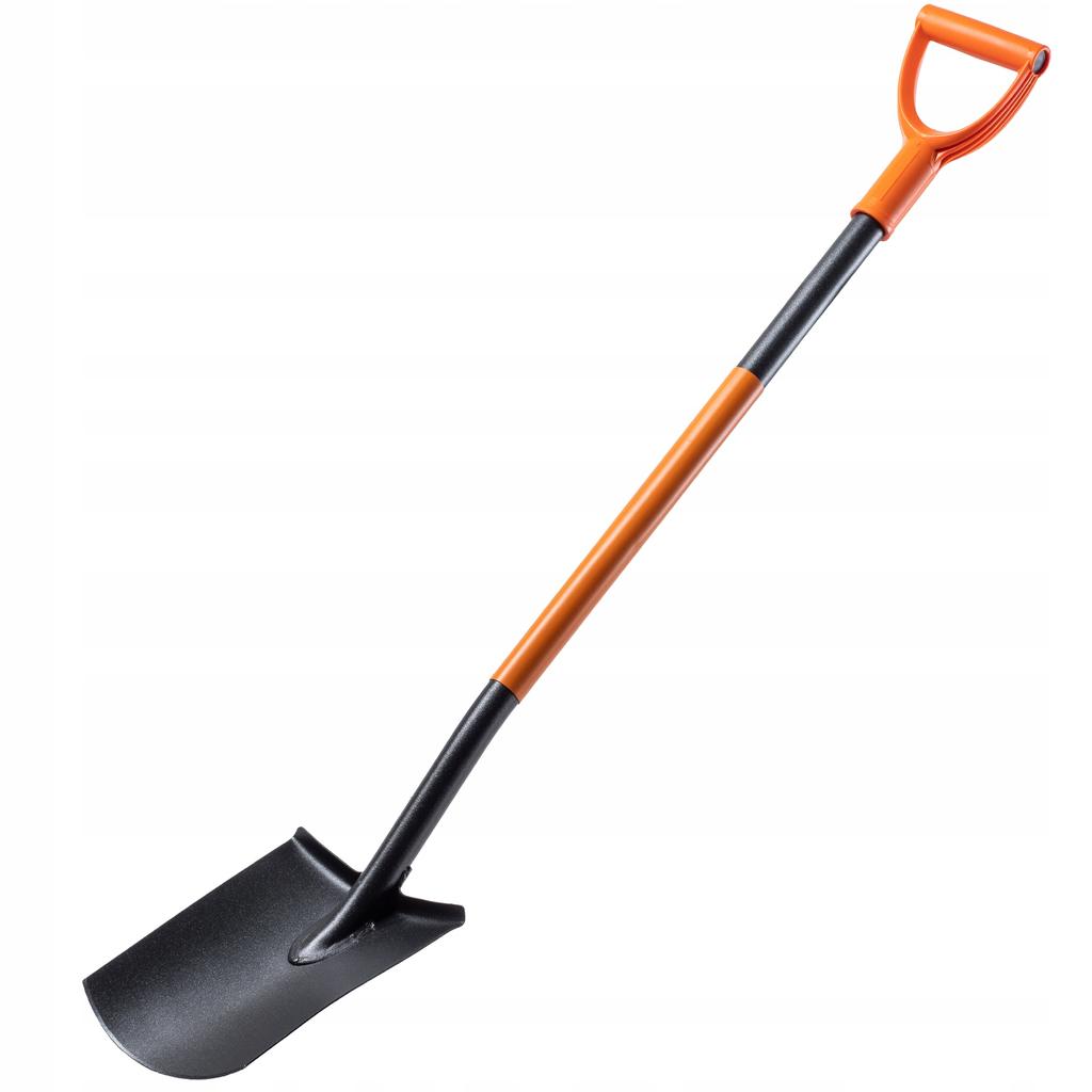 KADAX Kürek Basit Kürek 125cm Metal Bahçe Ergonomik Sertleştirilmiş