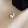 Unique Enamel Blue Mother Of Pearl Ring For Women Fashionable And Elegant Accessory