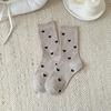 Female Autumn New Sweet Love Lace Boneless In The Tube Pile Socks