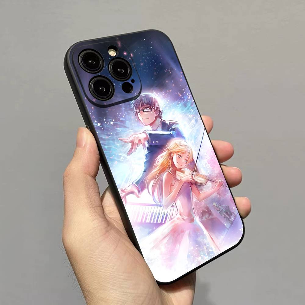 Your Lie In April Phone Case For IPhone 17 16 15 14 11 12 13 Pro Max Plus Mini Soft Back Cover