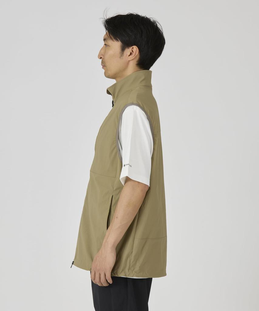 Snow Peak New Standard Utility Vest and Size S NSD-JK-25AU003, Men's Women's, Black,