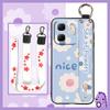 Anti-knock Oil Painting Phone Case For Infinix Hot50i/Smart9/X6531/X6532 Back Cover Wristband Fashion Design Shockproof
