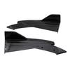 Rear Bumper Lip Splitter   Car Side  Fins Body Lip Spoiler Chin Skirt Protector, Black